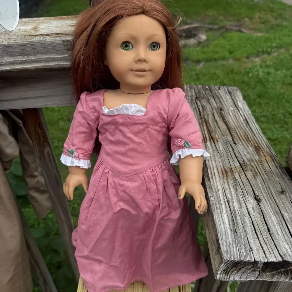 American Girl Felicity Spring Birthday Retired Dress/Apron